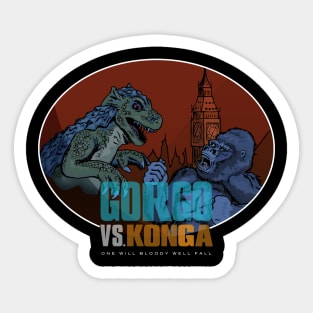 Gorgo Vs Konga Sticker